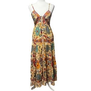 Anthropologie x Love The Label Floral Border Print Maxi Dress – XS